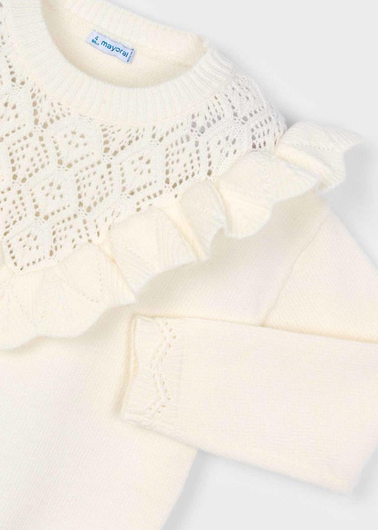 Mayoral Örme Kazak Krem