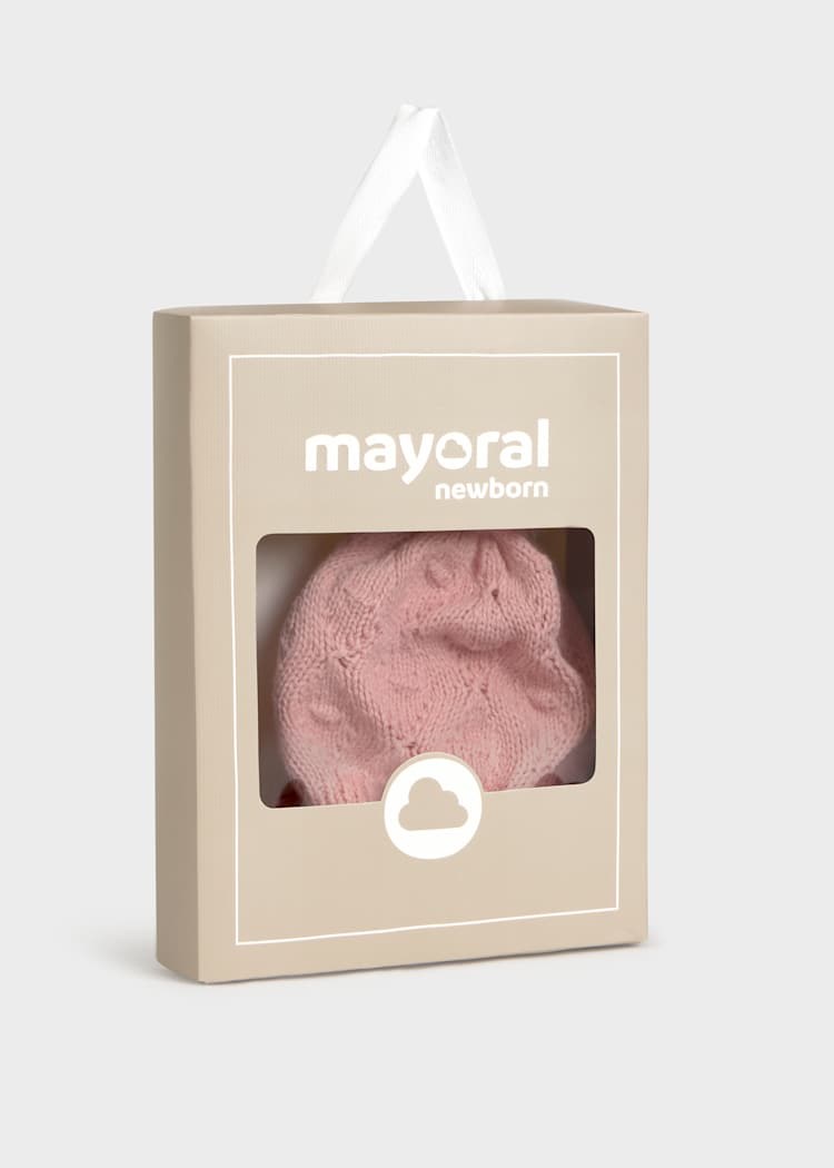 Mayoral Ponponlu Şapka-Eldiven Pembe