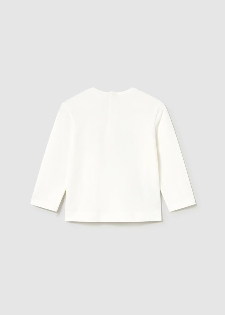 Mayoral Tişört Uzun Kol Basic Krem