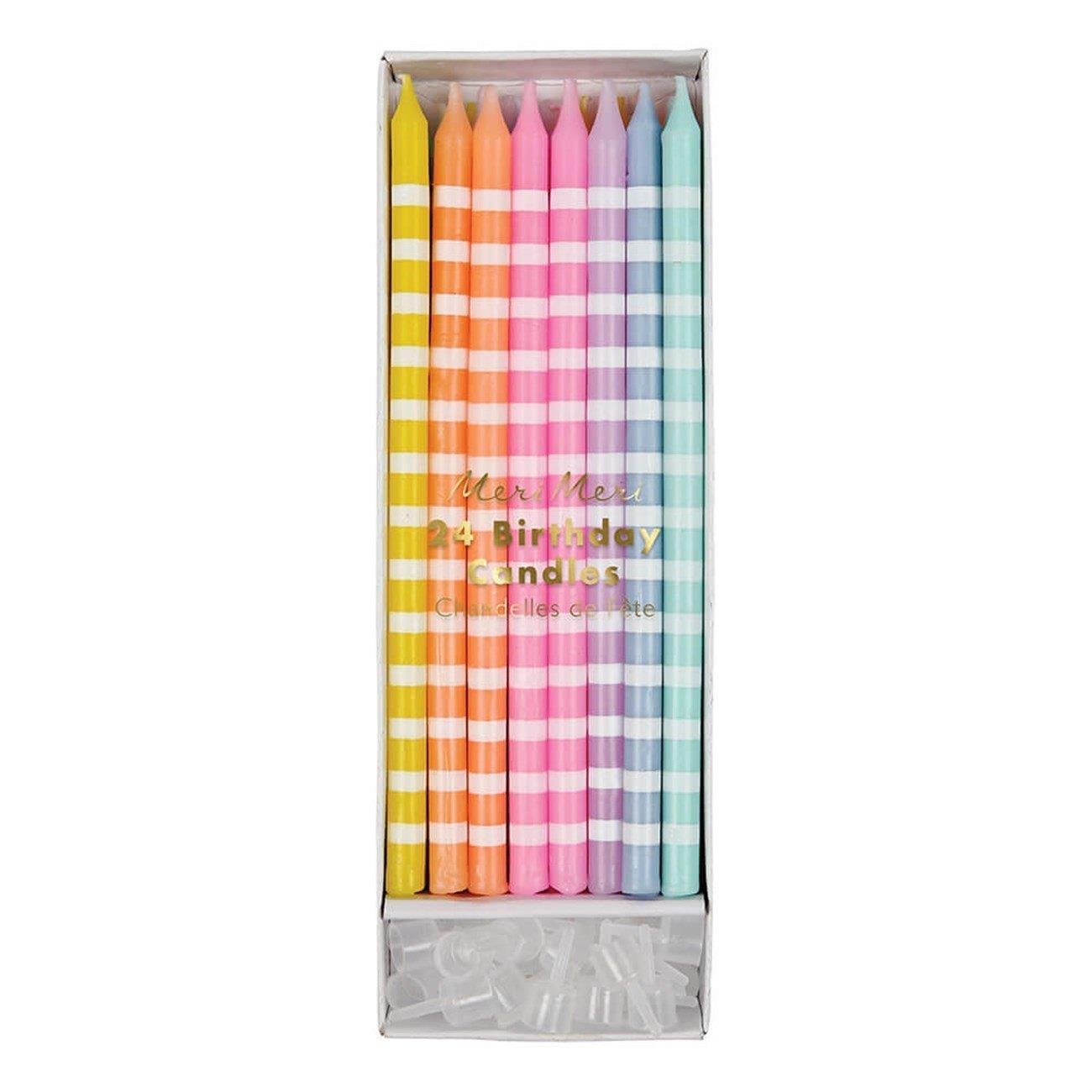 Meri Meri - Pastel Party Candles - Pastel Parti Mumları