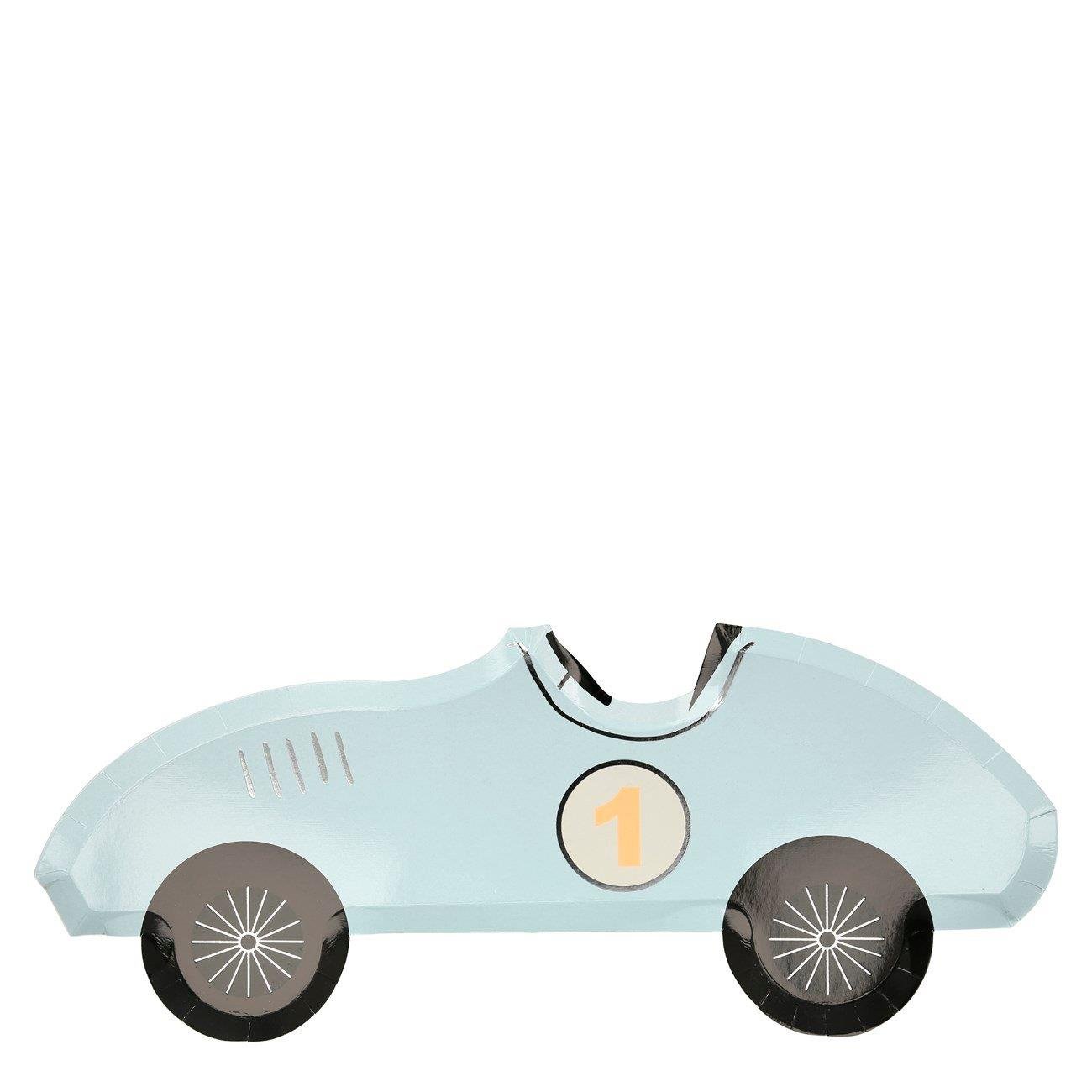 Meri Meri - Race Car Plates - Yarış Arabası Tabak - 8'li