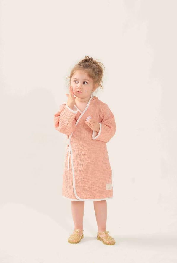 Miela Kids Marshmallow Kimono Bornoz - Somon STD