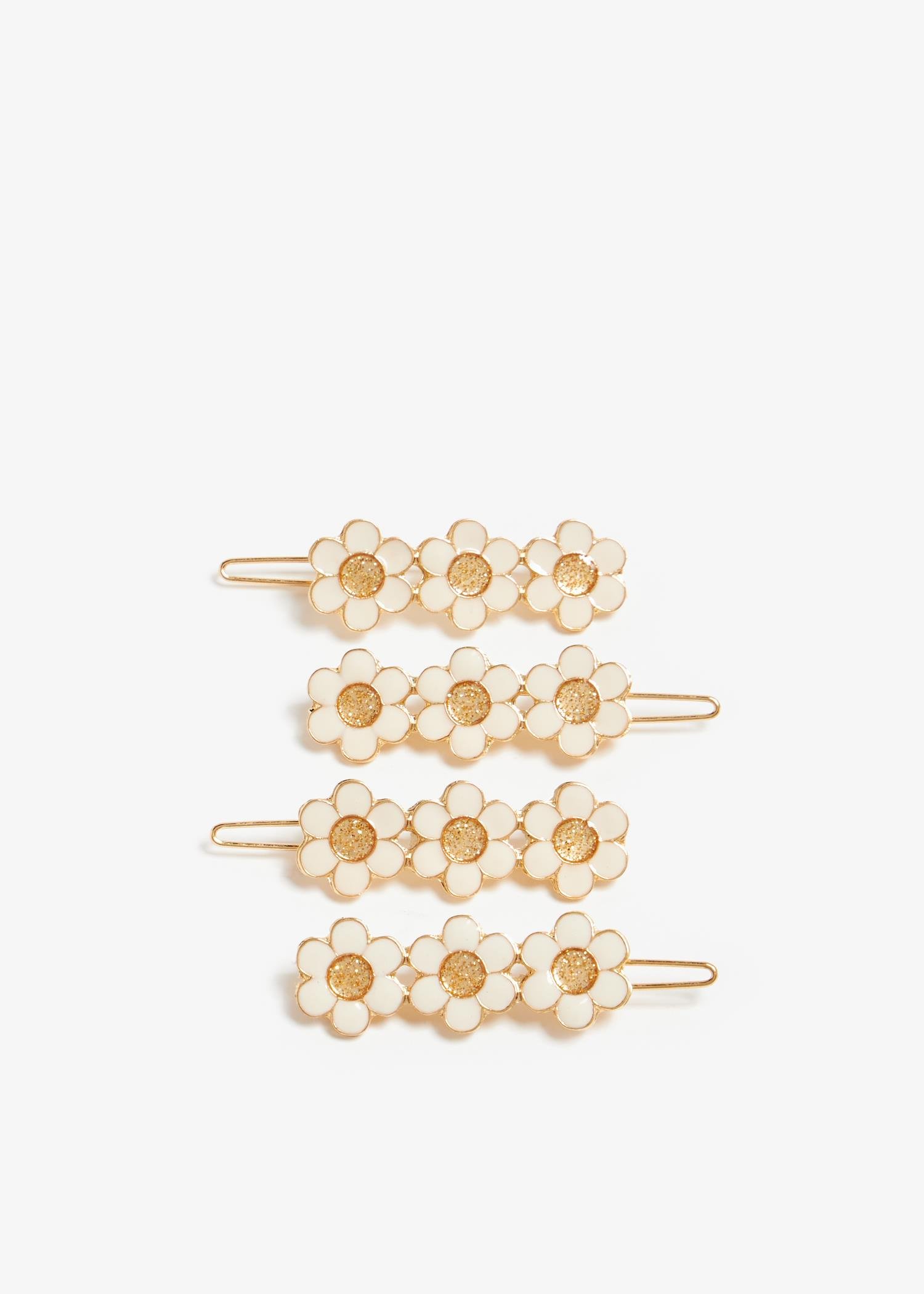 Mimi & Lula Daisy Enamel Snap 4’lü Toka