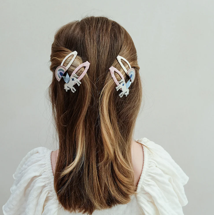 Mimi & Lula Winged Unicorn & Rainbow 4lü Toka