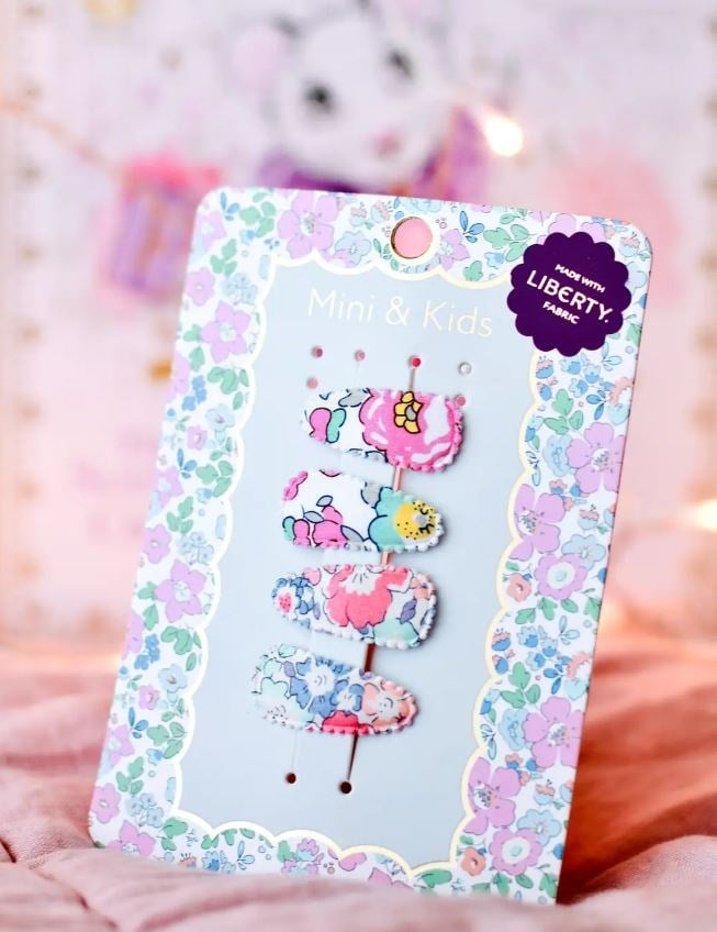 Mini & Kids 4lü Baby Klips Toka- Pink