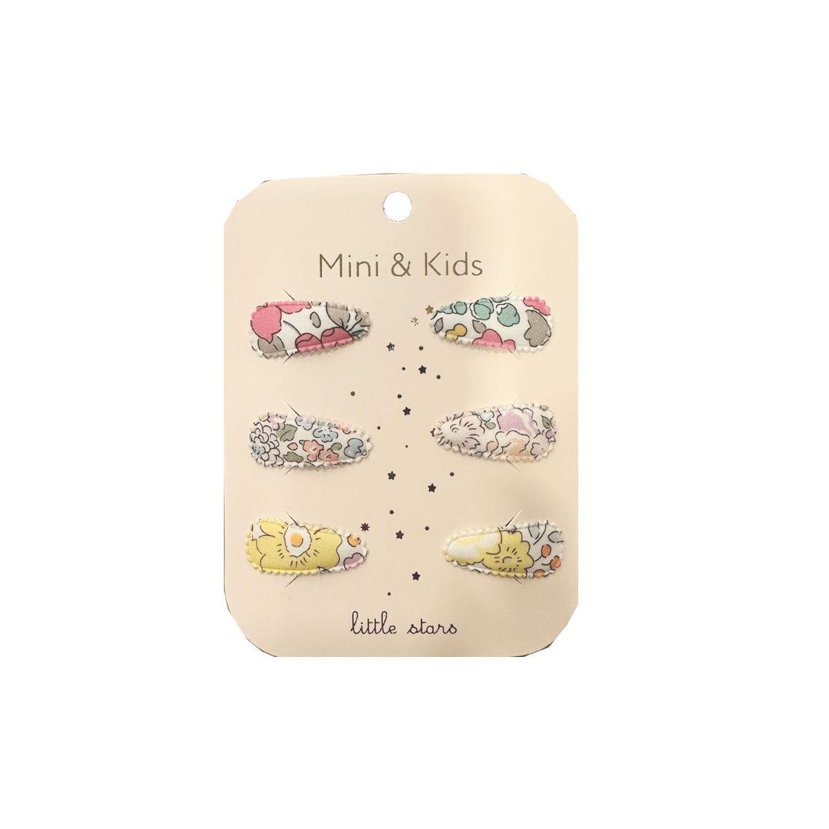 Mini & Kids Baby 6lı Çıtçıtlı Toka Betsy Pink