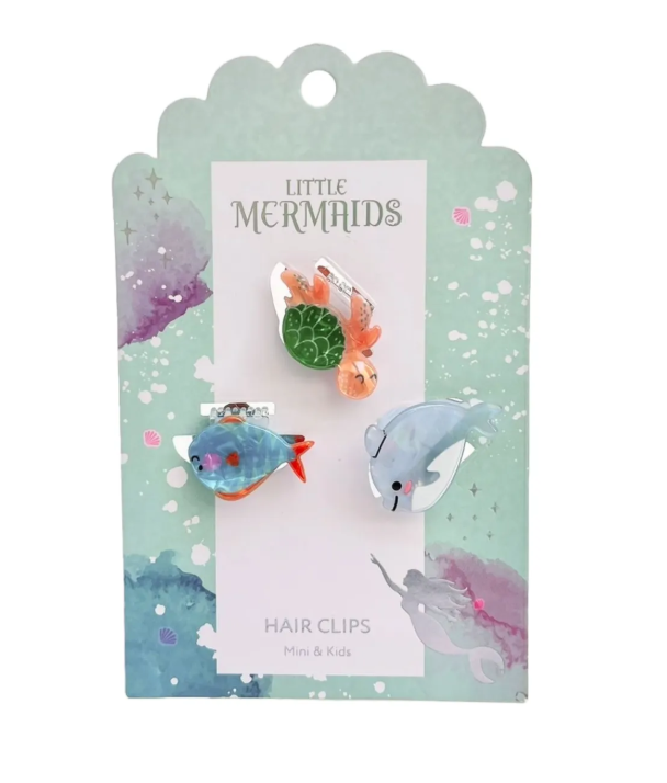 Mini & Kids Little Mermaids Hair Clips Small Yunus