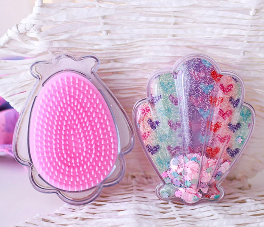 Mini & Kids Little Mermaids Hairbrush Hearts