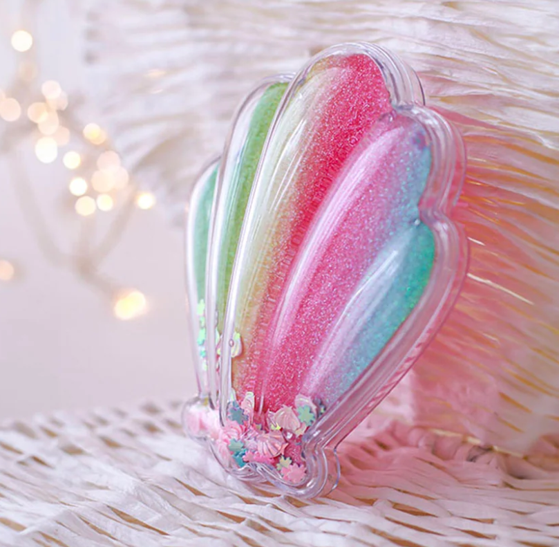 Mini & Kids Little Mermaids Hairbrush Rainbow