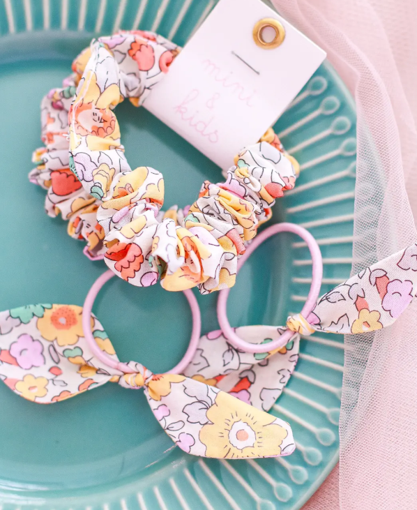 Mini & Kids Tavşan Kulağı Lastikli Toka Betsy Yellow