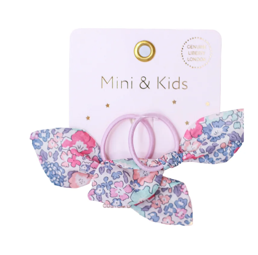 Mini & Kids Tavşan Kulağı Lastikli Toka Michelle Pastel