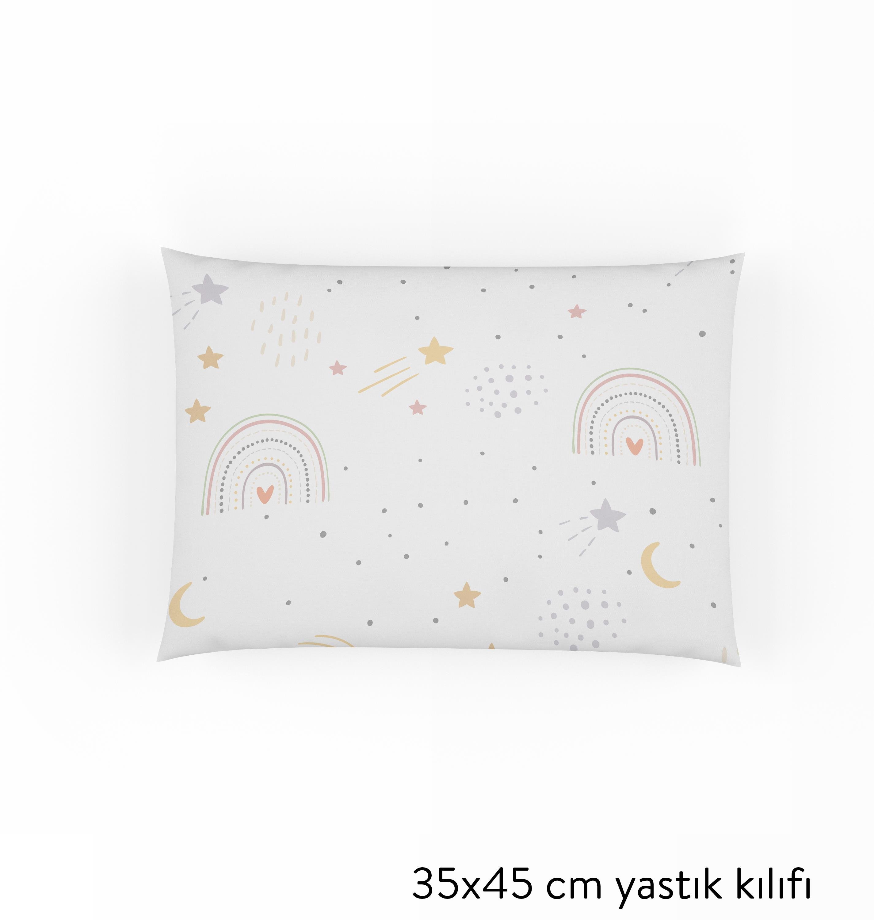 MiniJoyHub Çarşaf Ve Yastık Kılıfı Gökkuşağı
