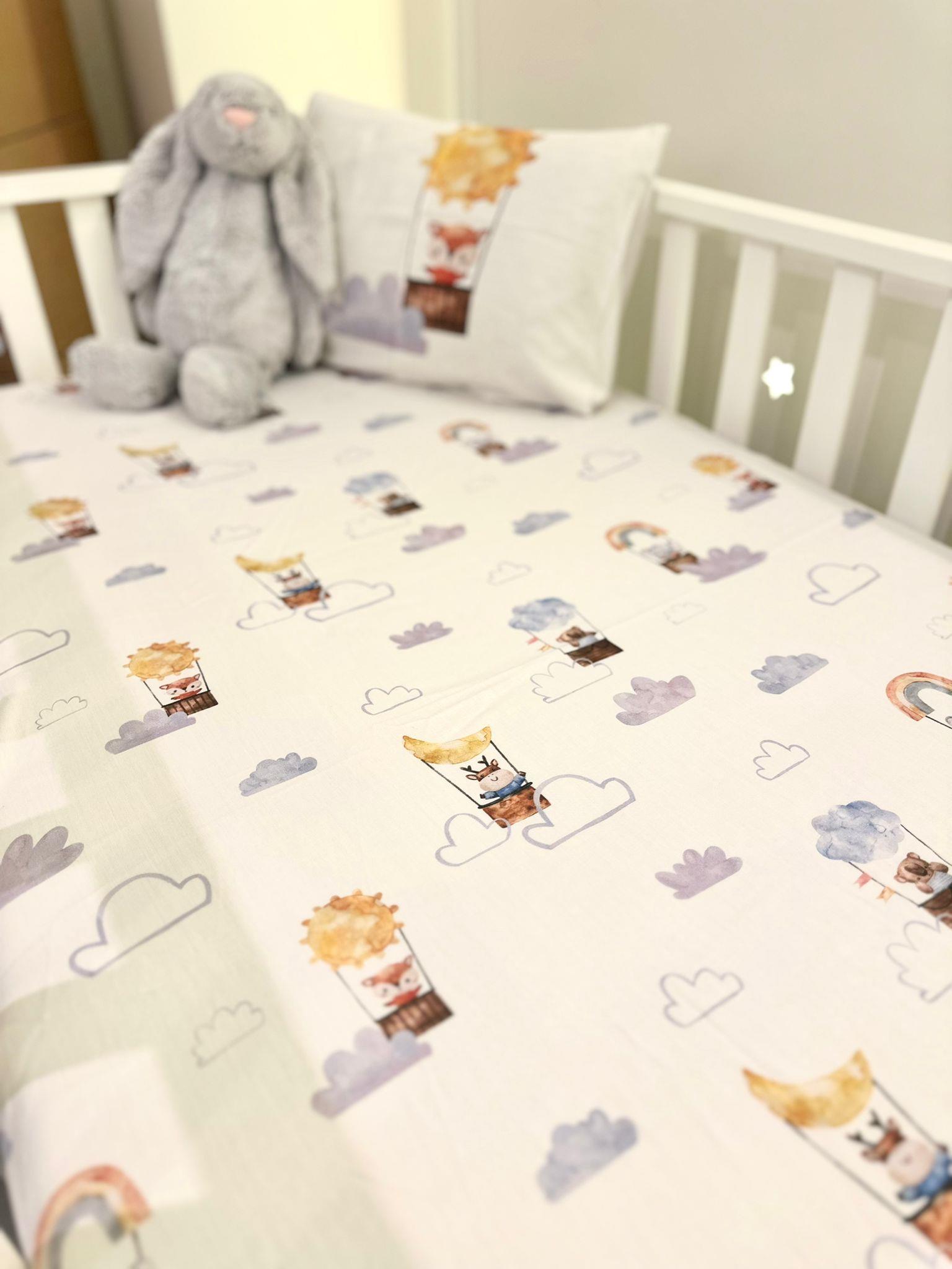 MiniJoyHub Çarşaf Ve Yastık Kılıfı Mini Hayvanlar