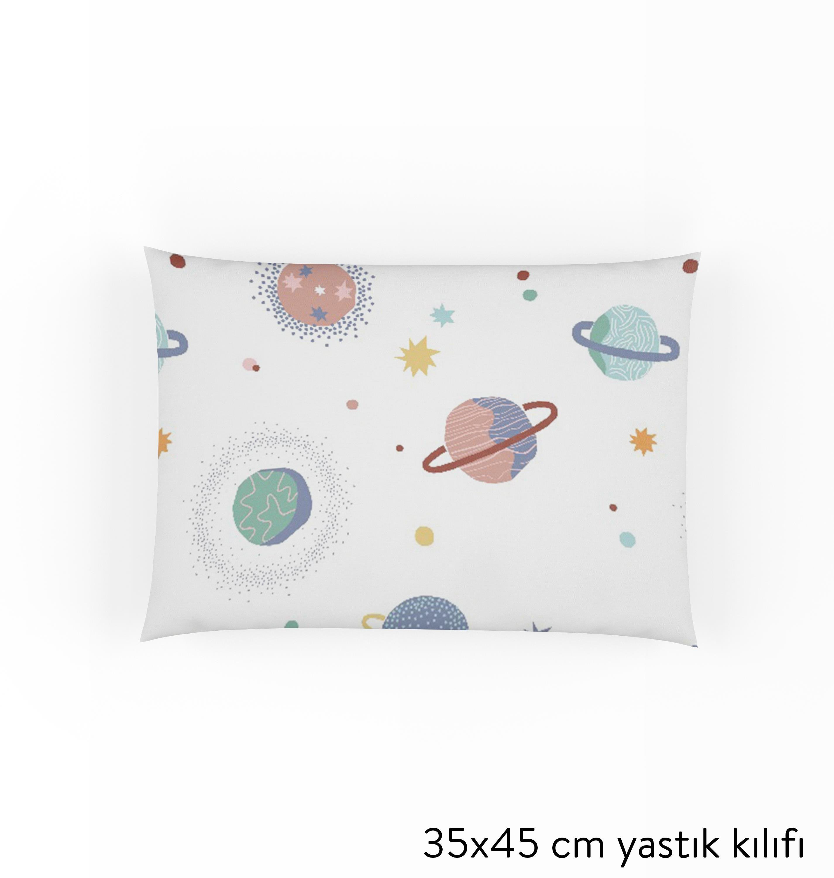 MiniJoyHub Çarşaf Ve Yastık Kılıfı Uzay