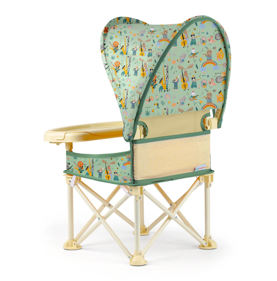 Minimono Plus Portatif Katlanabilir Mama Sandalyesi Bej Karnaval