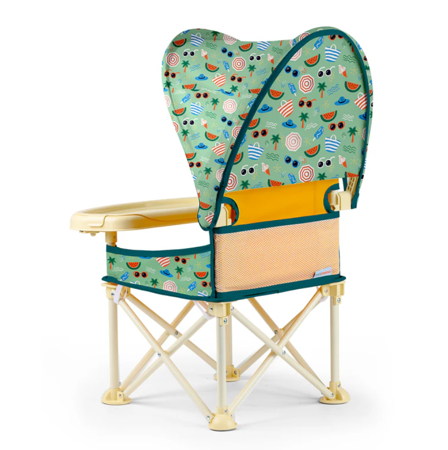 Minimono Plus Portatif Katlanabilir Mama Sandalyesi Sarı Plaj
