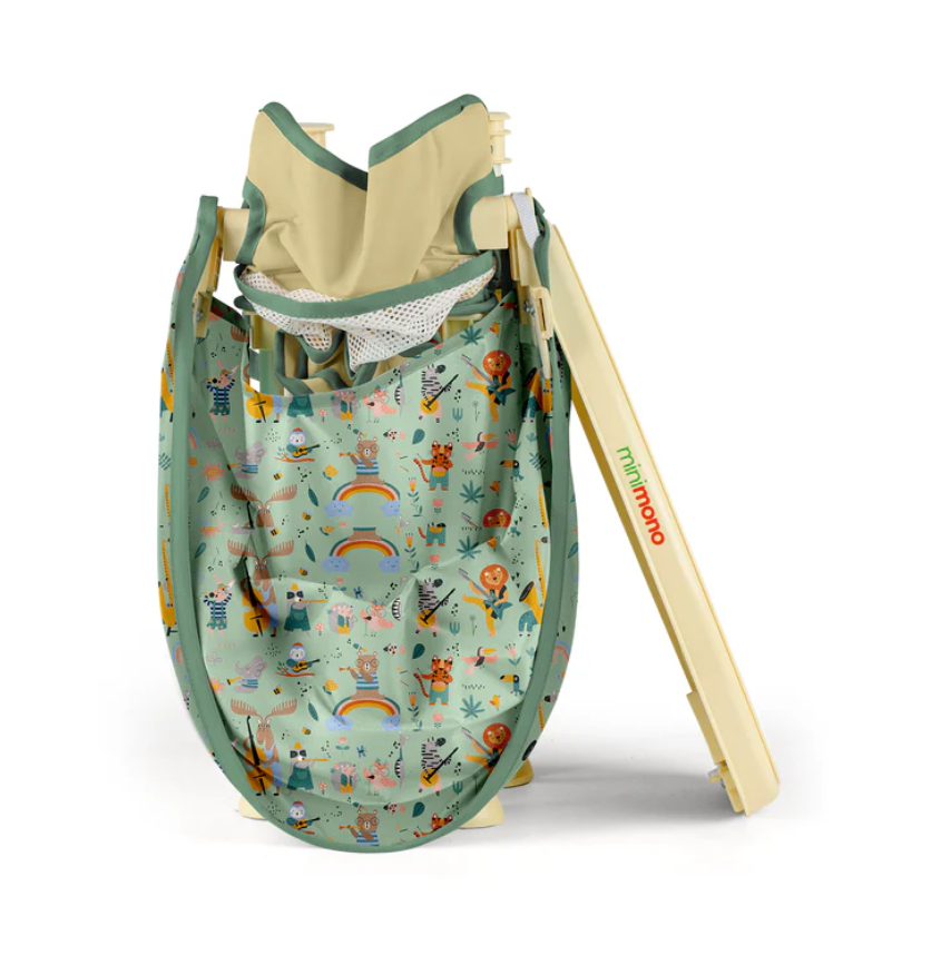 Minimono Plus Portatif Katlanabilir Mama Sandalyesi Bej Karnaval