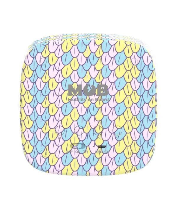 Mob Deniz Kızı Desenli Tavşan Çocuk Odası Saati ve Gece Lambası