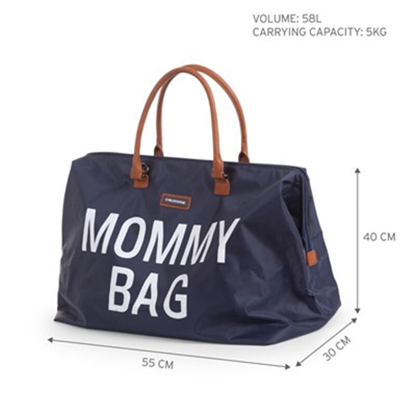 Mommy Bag Anne Bebek Bakım Çantası Büyük Boy Lacivert