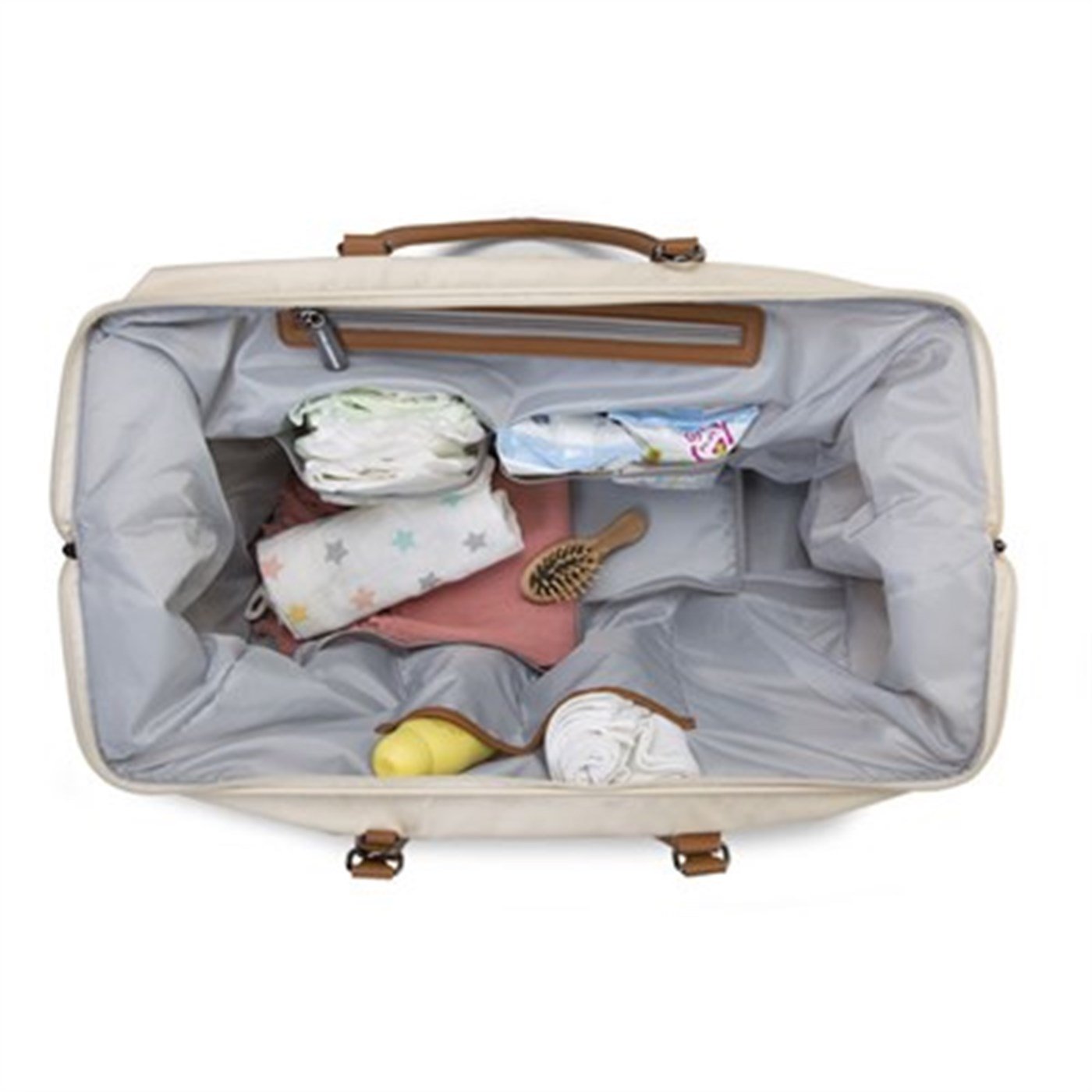 Mommy Bag Anne Bebek Bakım Çantası, Krem
