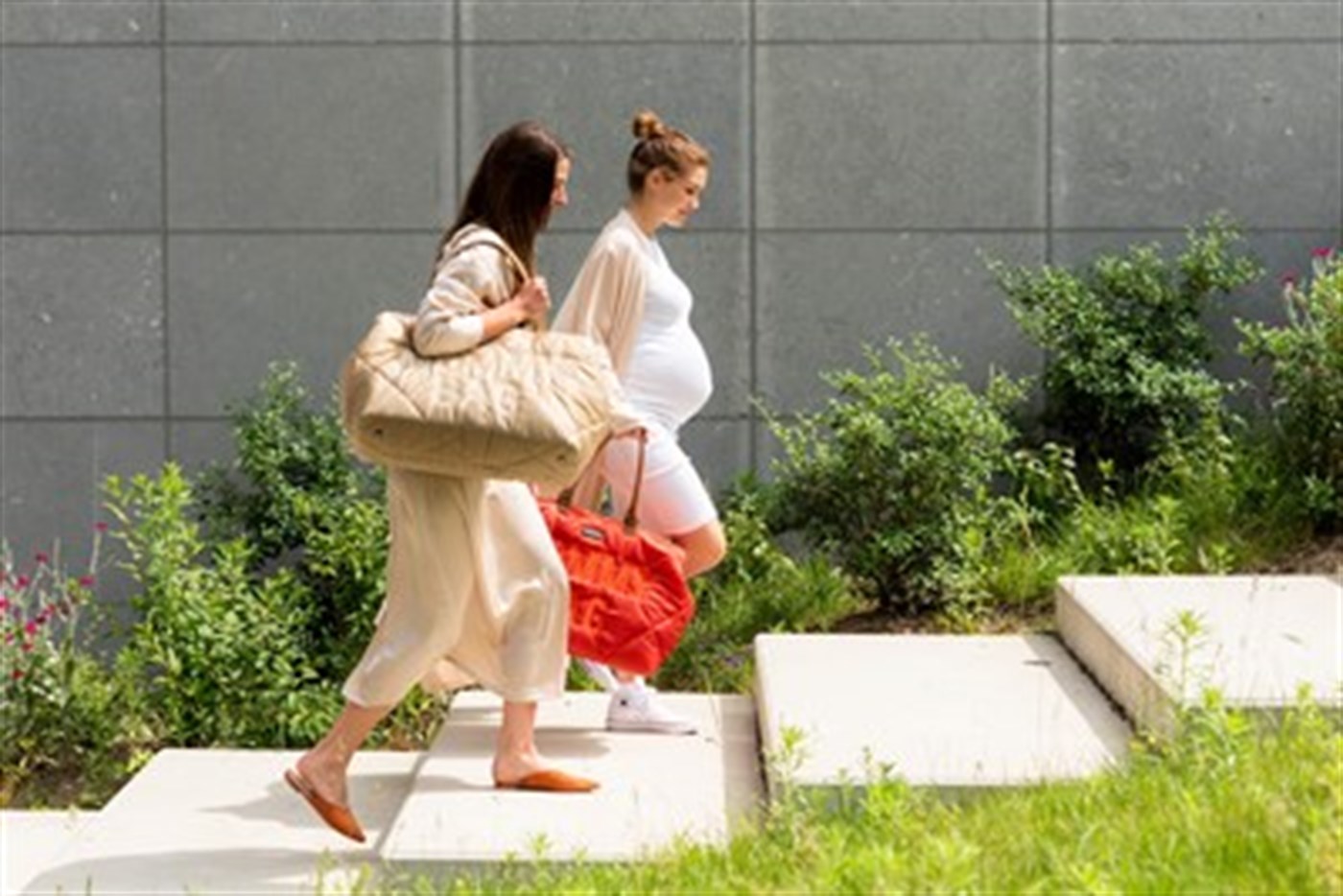 Mommy Bag, Anne Bebek Bakım Çantası Puffy, Bej