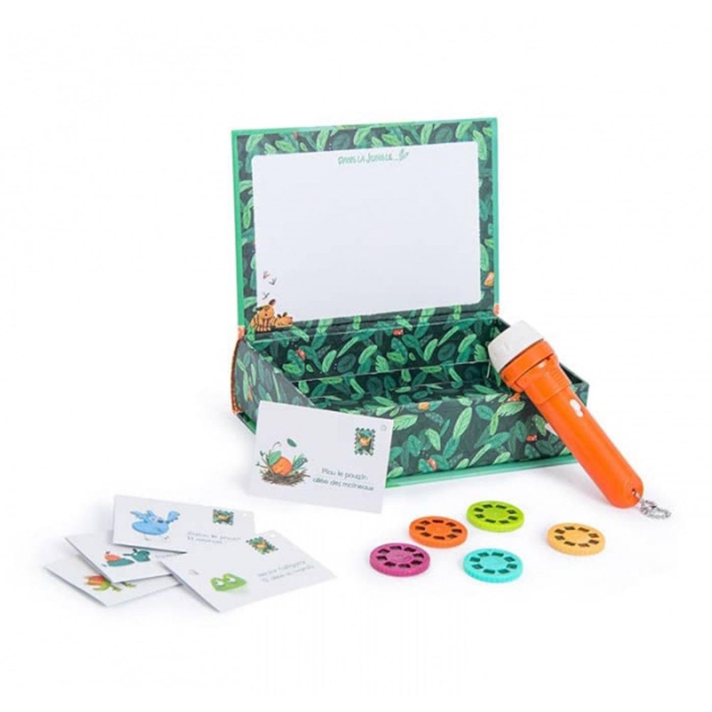 Moulin Roty Projeksiyonlu Hikaye Kitabı - Tropikal Hayvanlar