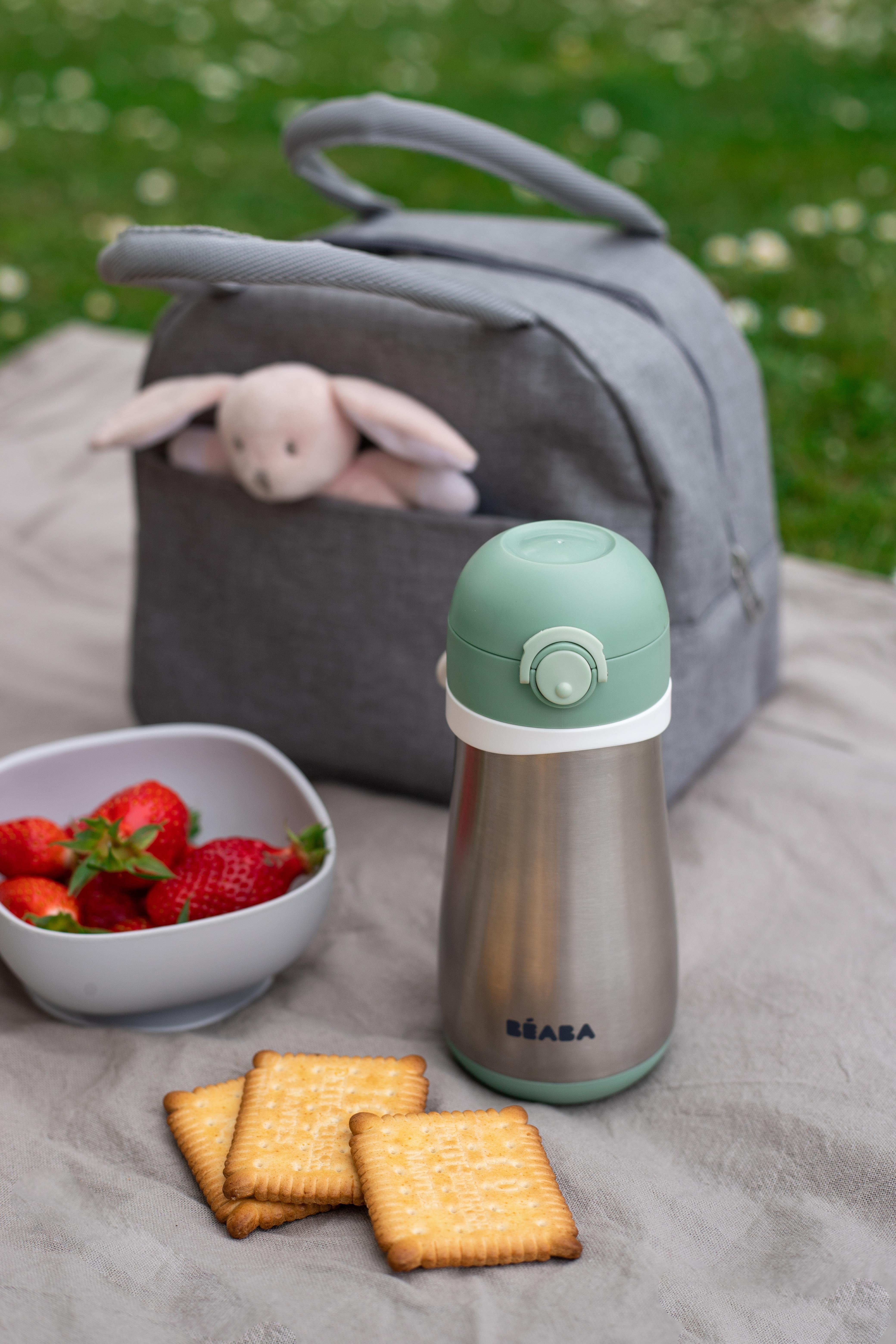 Paslanmaz Çelik Suluk 350 ml, Sage green