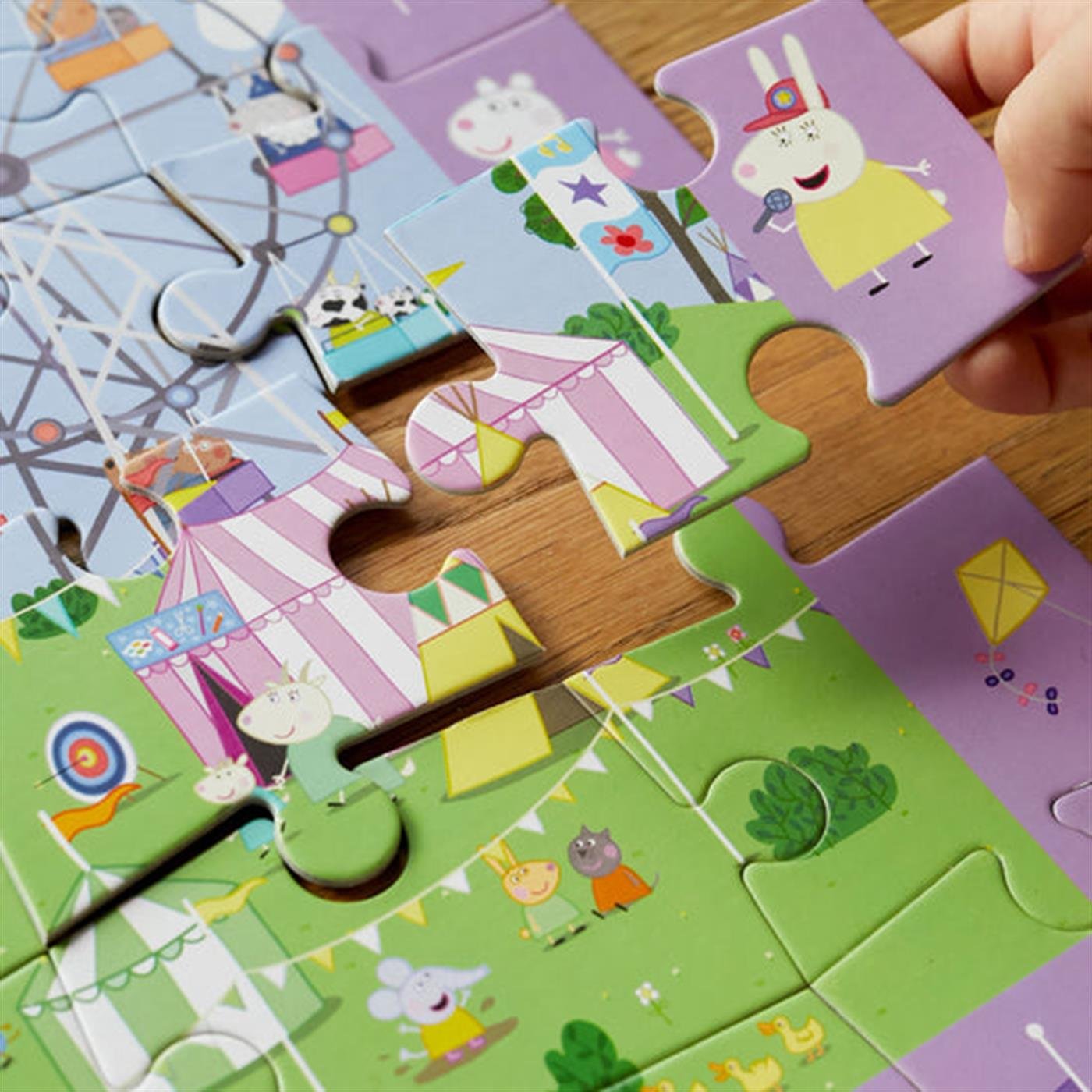 Peppa Pig - Look & Find Puzzle:  Children's Festival - 36 Parçalı Yapboz ve Gözlem Oyunu