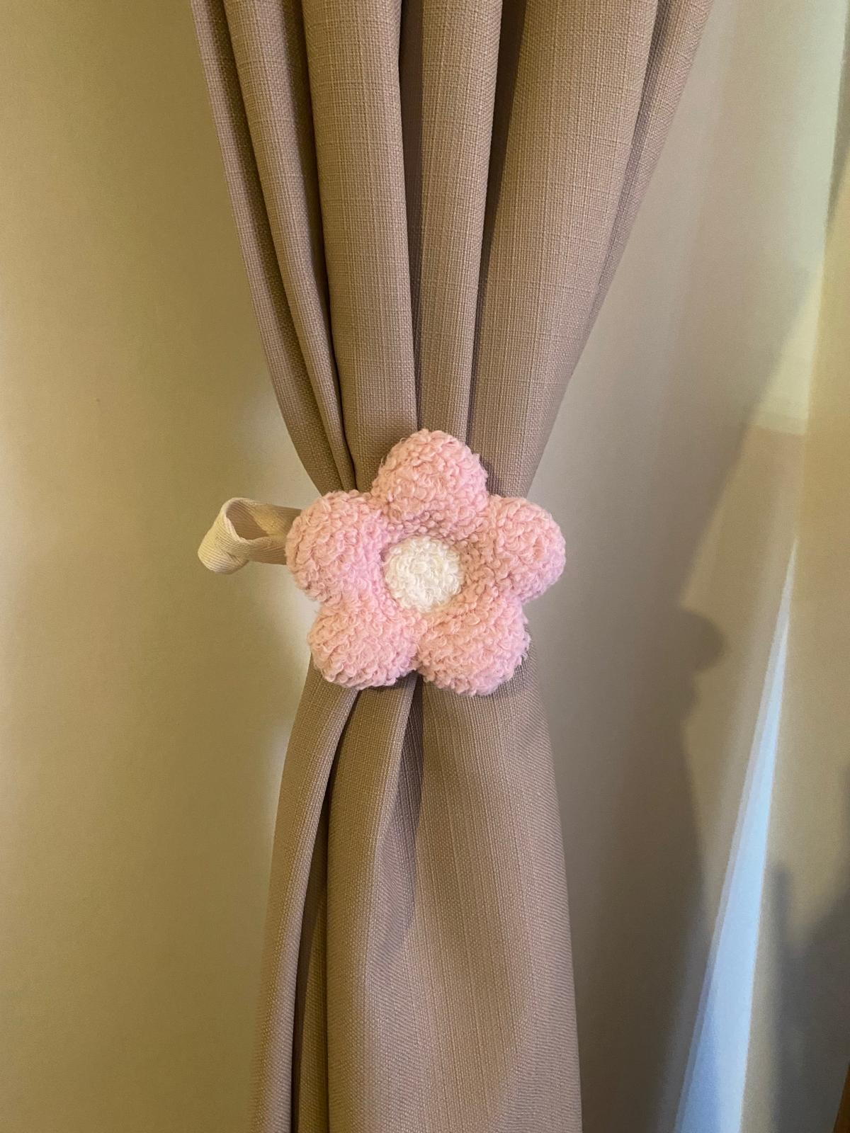 Perde Süsü Çiçek Açık pembe