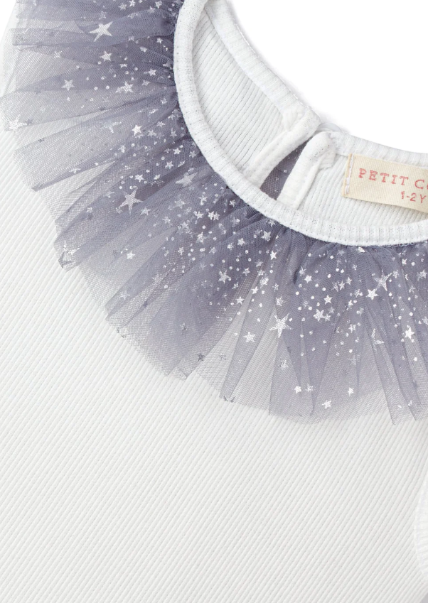 Petit Coral Yıldızlı Bluz Lila