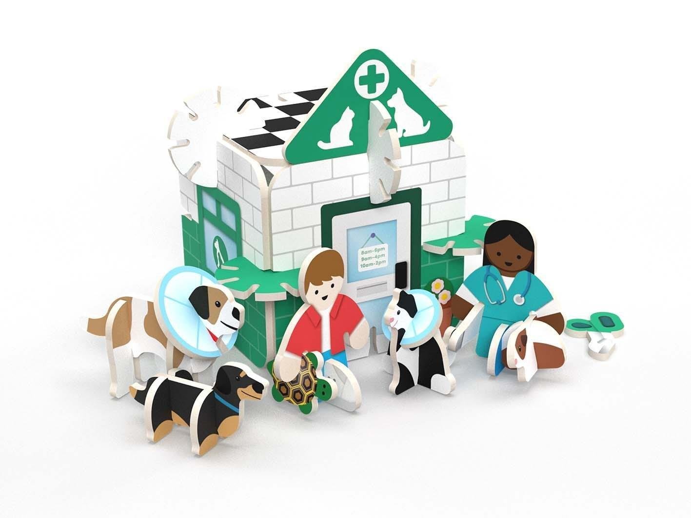 PlayPress - Story Playset - Mini Vets