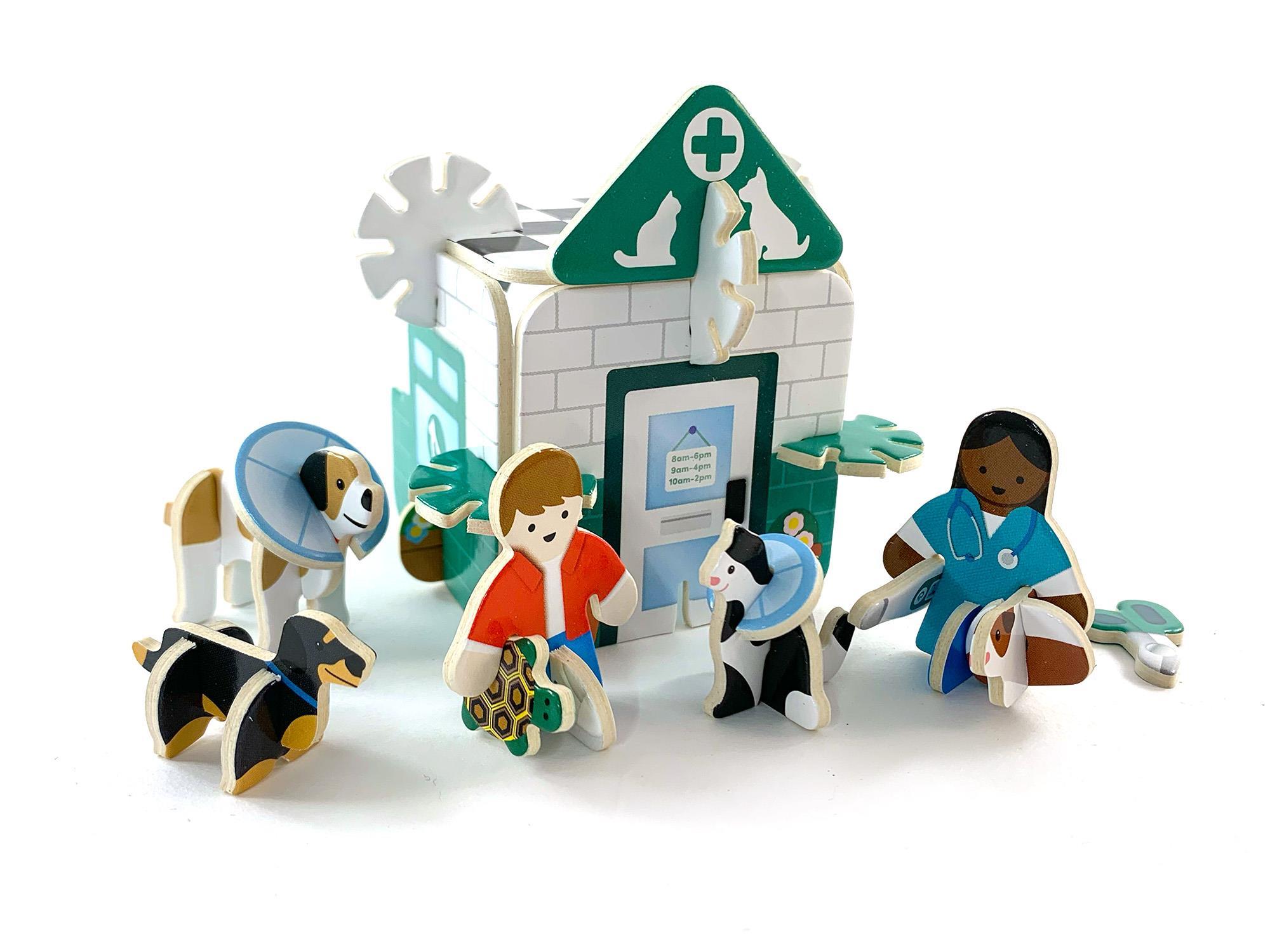 PlayPress - Story Playset - Mini Vets