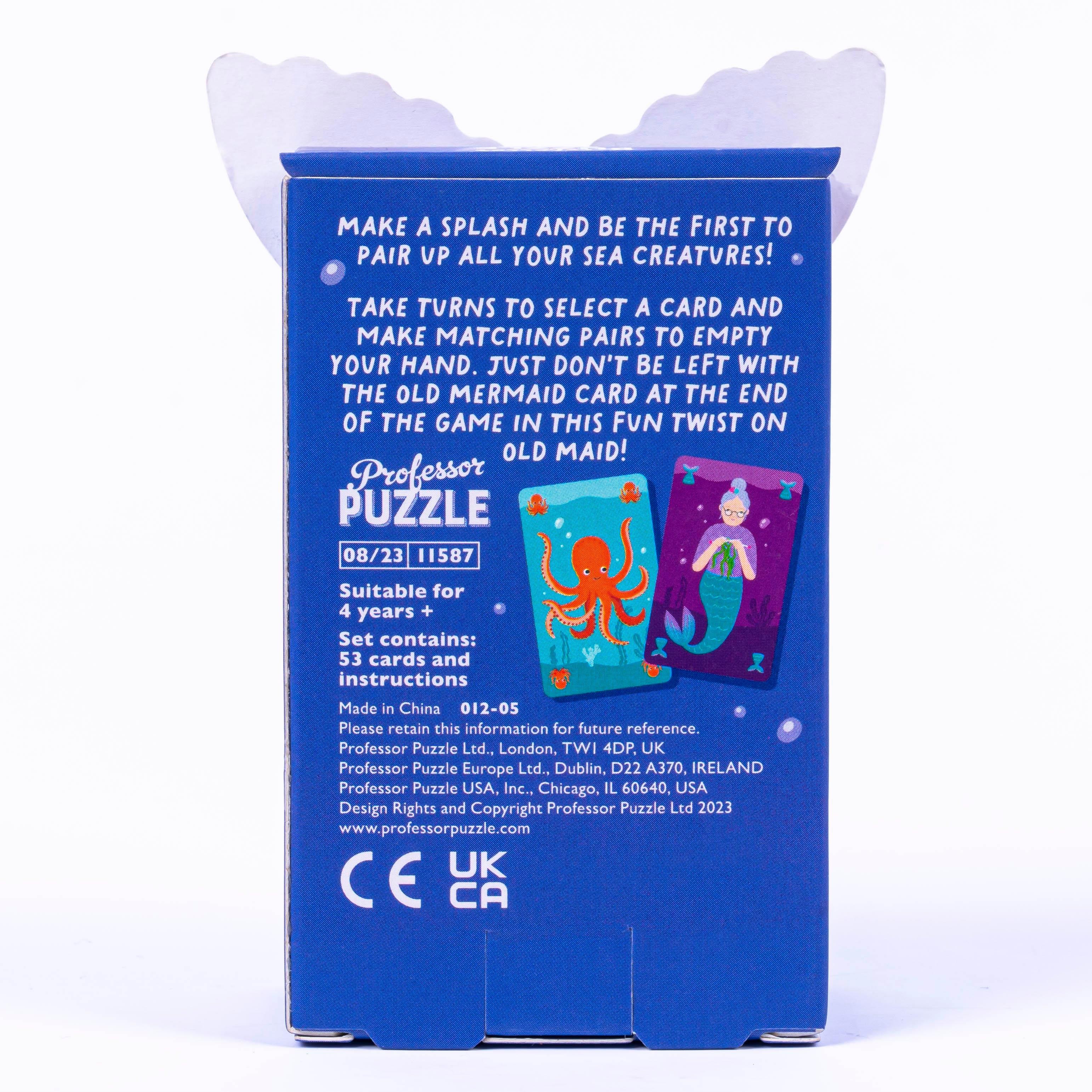 Professor Puzzle - Eşleştirme Kart Oyunu - Old Mermaid
