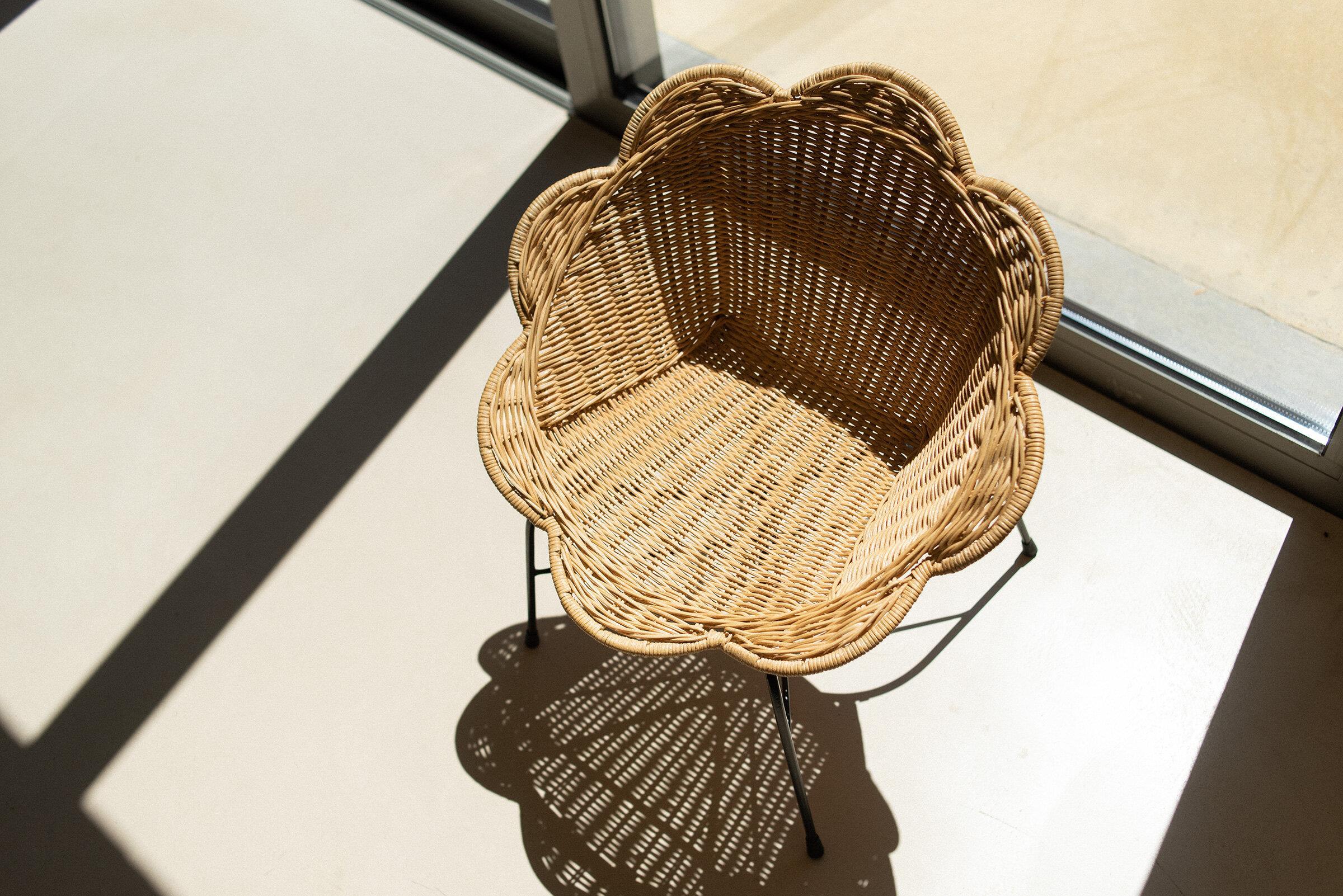 Rattan Sandalye, Flower