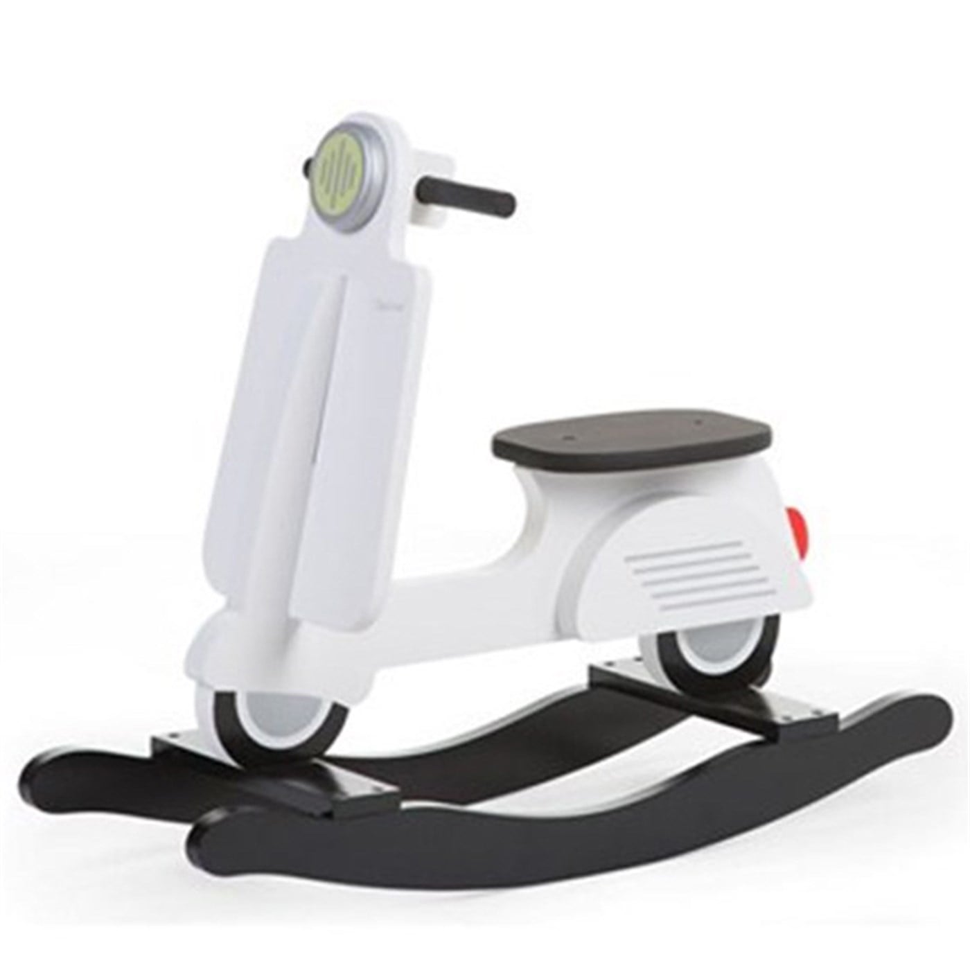 Sallanan Vespa Motor Siyah & Beyaz