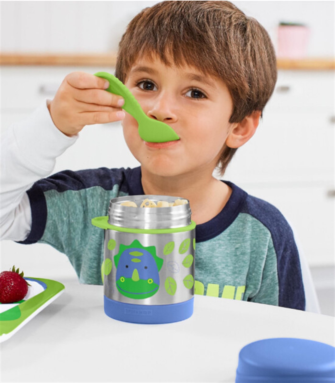 Skip Hop Dinozor Paslanmaz Çelik Termos 