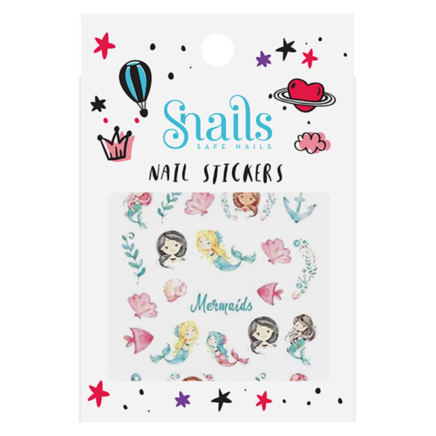 Snails Tırnak Sticker Seti - Mermaids