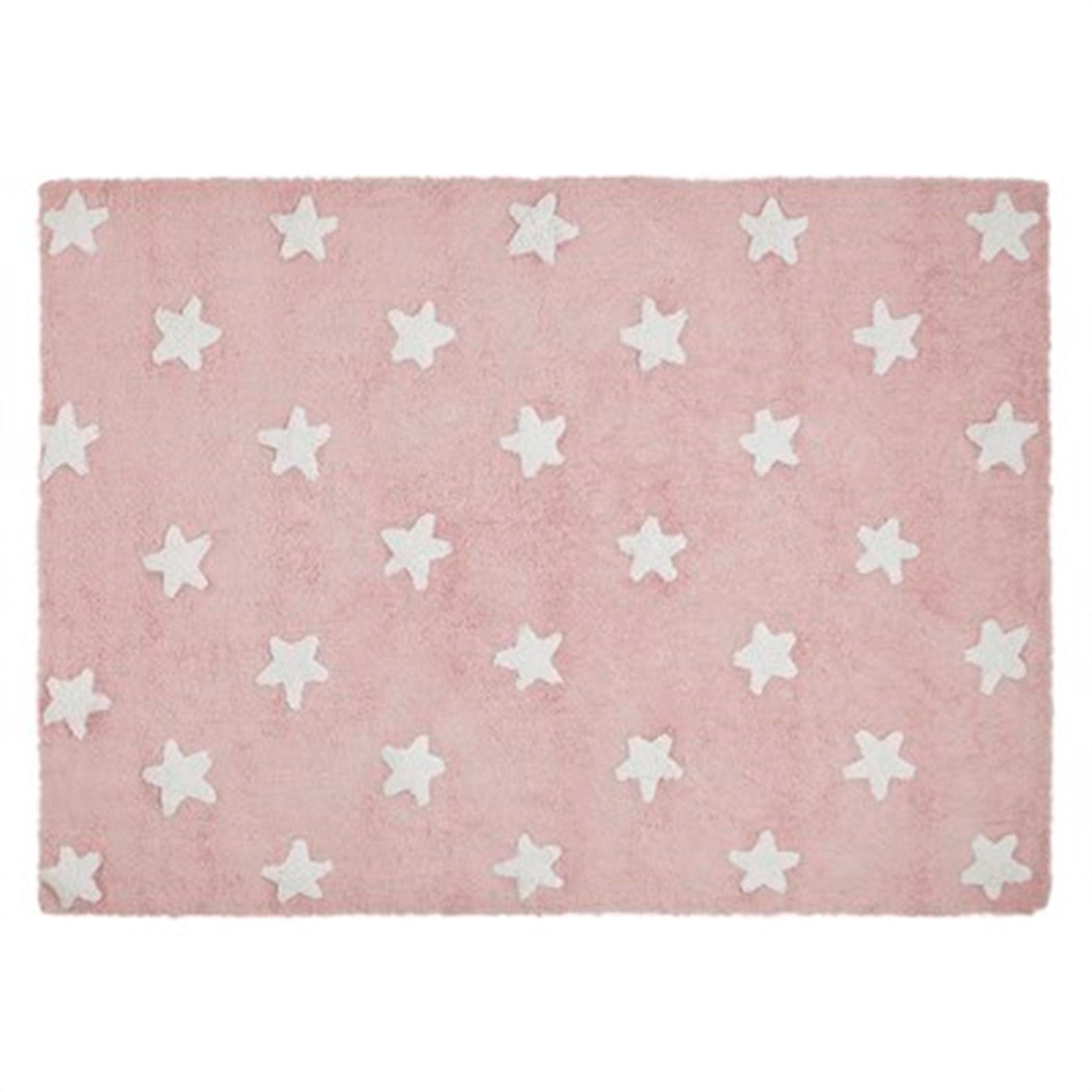 STARS Çocuk Odası Halısı Pembe/Beyaz