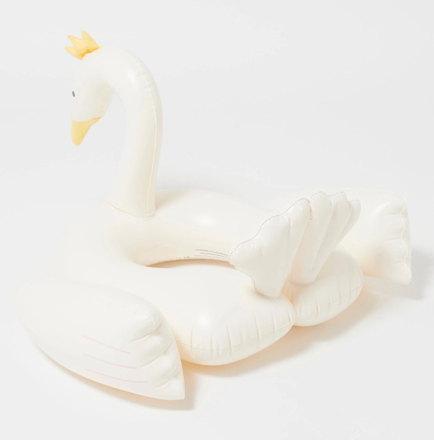 SunnyLife Prenses Kuğu Çocuk Şişme Deniz ve Havuz Simidi