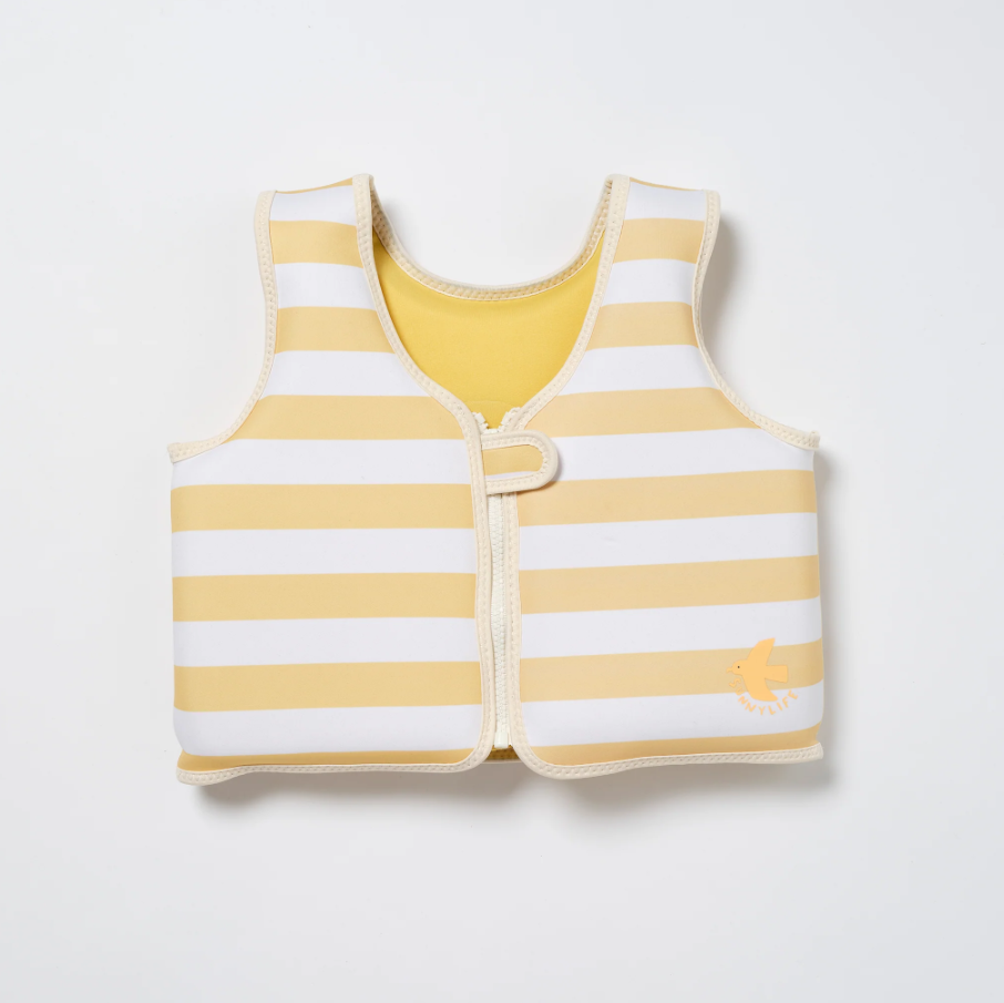 SunnyLife Salty the Mustard Stripe Yüzme Yeleği 3-6 yaş
