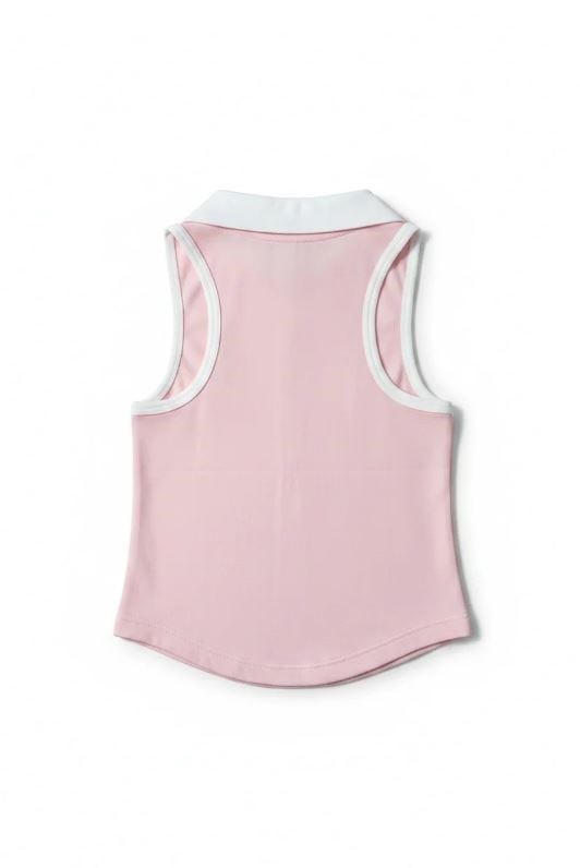 Tennis Club Kız Çocuk Fermuarlı Spor Üst - Candy Pink STD
