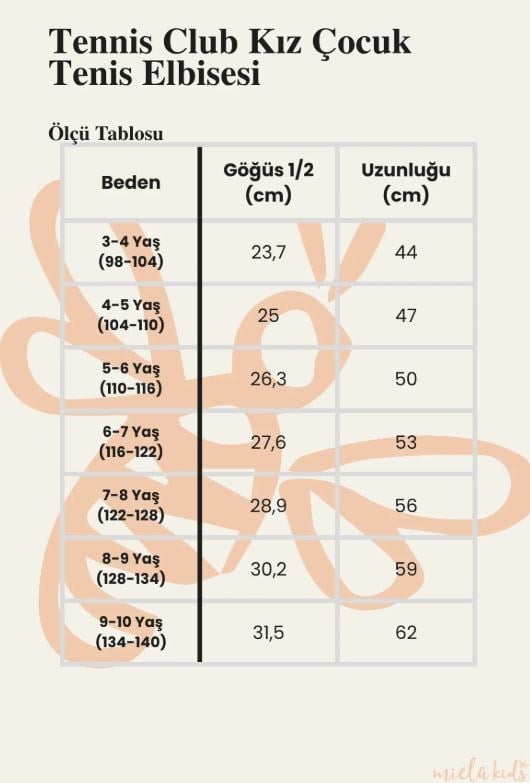 Tennis Club Kız Çocuk Tenis Elbisesi Beyaz