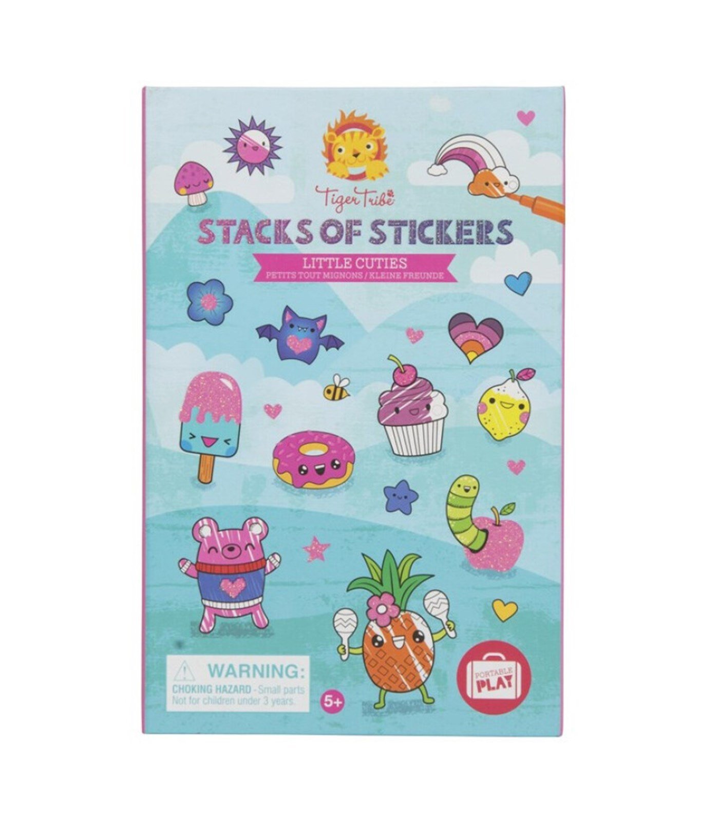 Tiger Tribe Çıkartmalı Boyama/ Little Cuties 