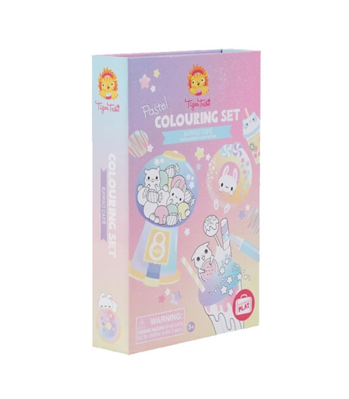 Tiger Tribe Pastel Boyama Seti - Kawaii Cafe