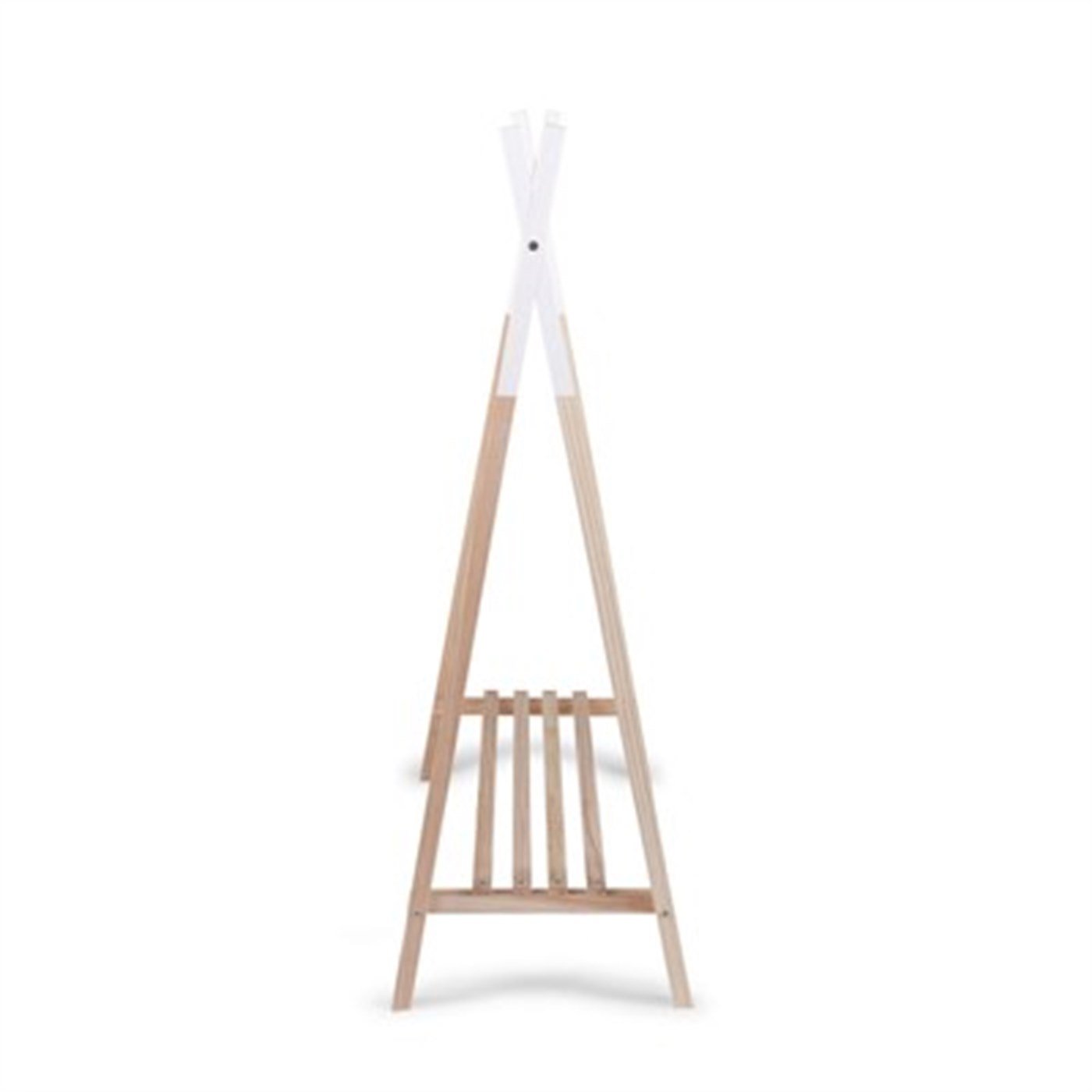 Tipi Modeli Montessori Açık Kıyafet Dolabı