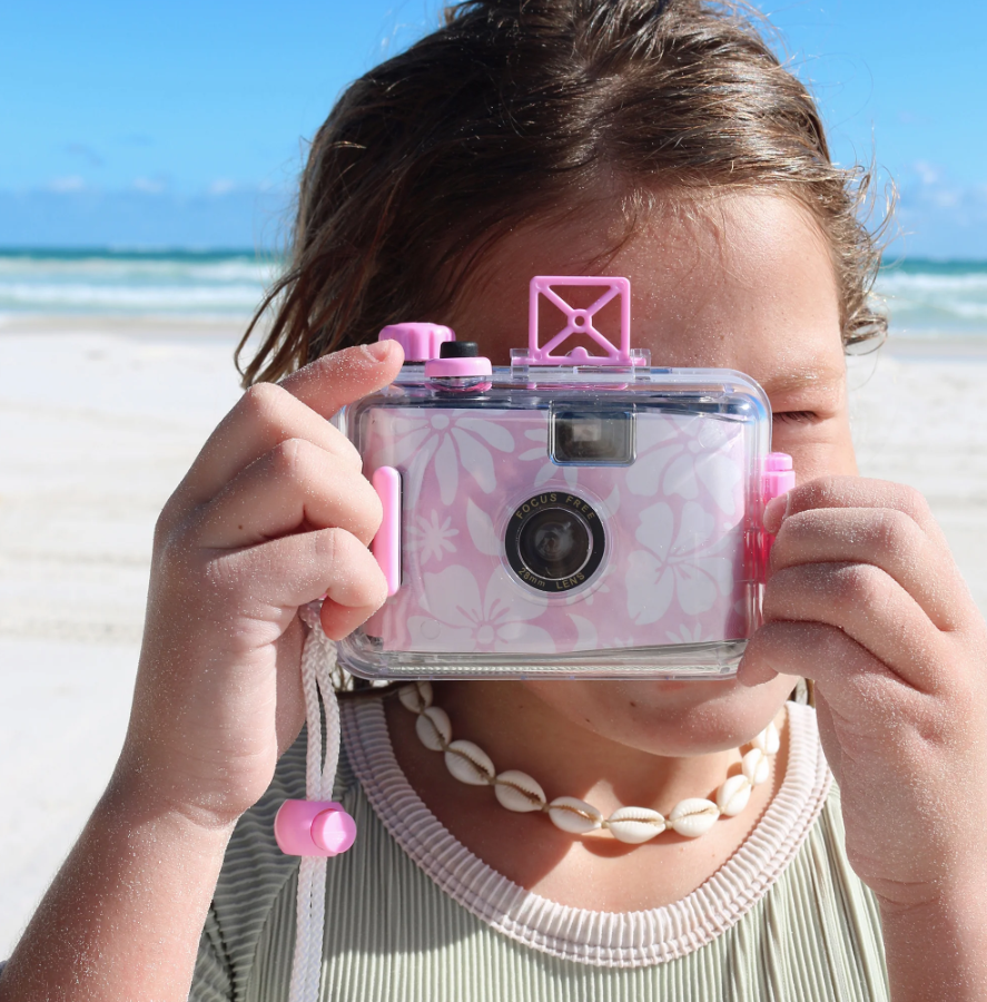 Underwater Camera Underwater Camera Pink Floral