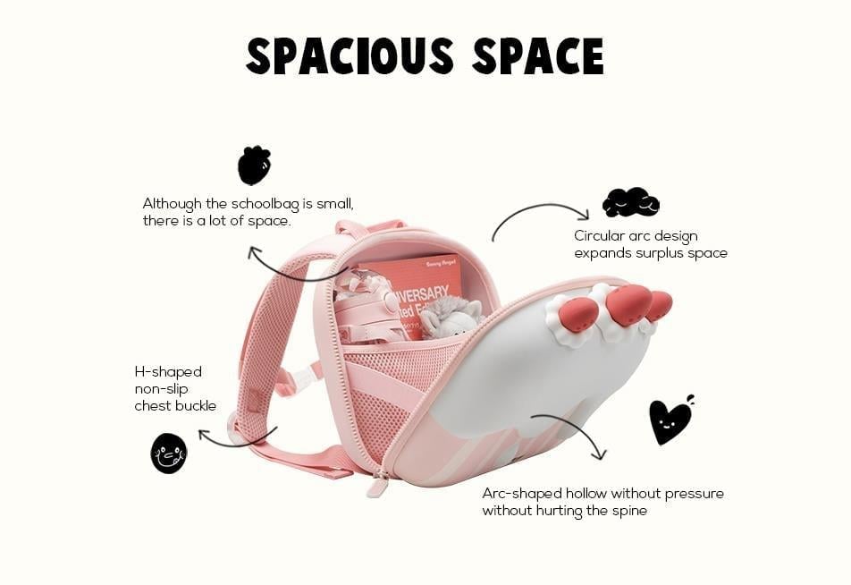 Zoyzoii Delicious Serisi Cream Cake Sırt Çantası