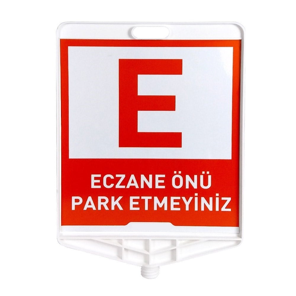 Eczane Önü Park Yapılmaz Çift Taraf Baskı Ultra Kedi Gözlü Ağırlıklı Trafik Koni Trafik Dubası