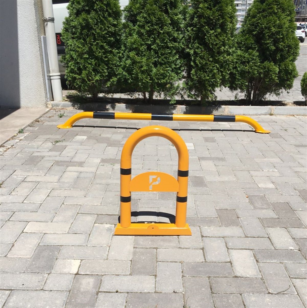 Kilitli Otopark Direği Oval Tip ( Asma Kilit Hariç )