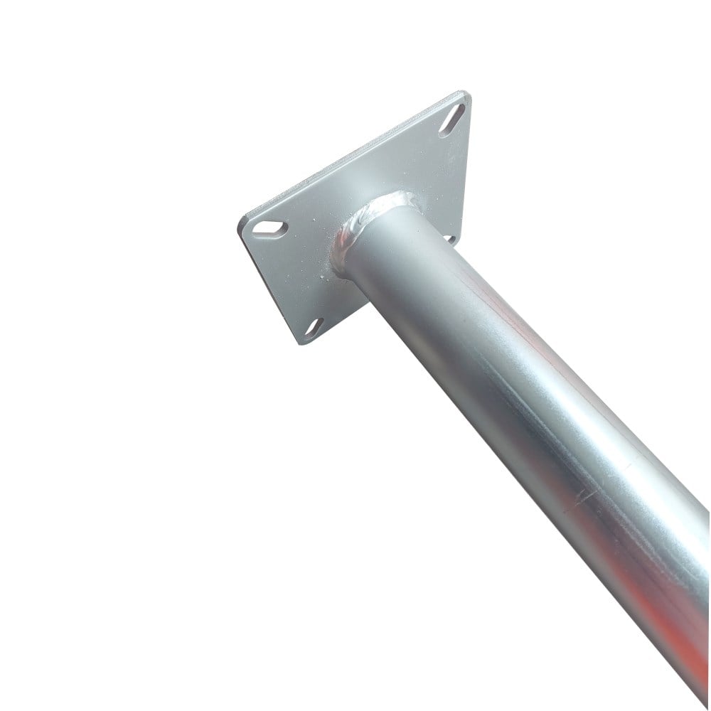 Trafik Güvenlik Aynası 60 cm ve 2 m Galvaniz Flanşlı Direk Set